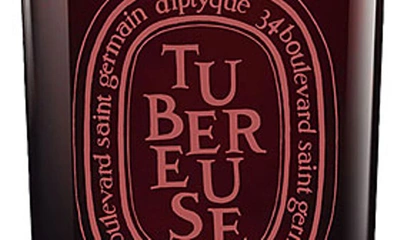 Shop Diptyque Tubéreuse (tuberose) Large Scented Candle, 21 oz In Red Vessel