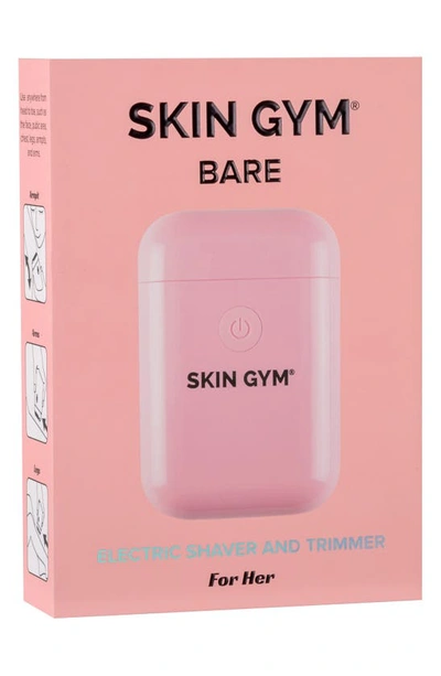 Shop Skin Gym Bare Shave & Trim Electric Trimmer In Pink