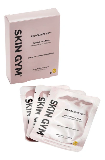 Skin Gym Red Carpet Vip Gold Foil Face Mask, 3-pk.