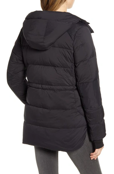 Shop Canada Goose Alliston Packable 750 Fill Power Down Jacket In Black-noir