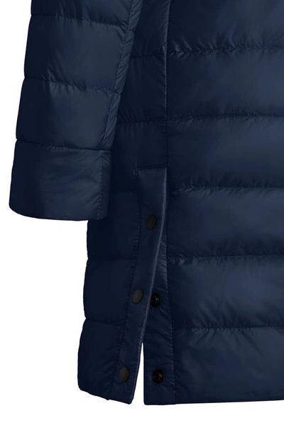 Shop Canada Goose Cypress Packable Hooded 750-fill-power Down Puffer Coat In Atlantic Nvy-bleu Mar Atlan