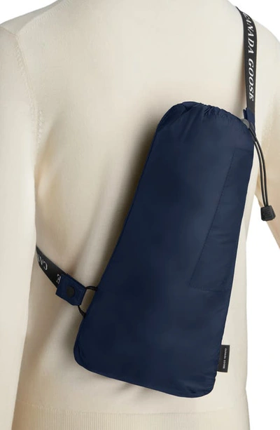 Canada Goose Cypress Hooded Quilted Recycled-ripstop Down Coat In Atlantic Nvy-bleu Mar Atlan