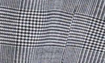 Shop Akris Ebbe Windowpane Plaid Stretch Virgin Wool Jacket In 191-black/ Ecru