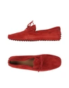 Tod's Gommino Suede Driver Loafers In Rust