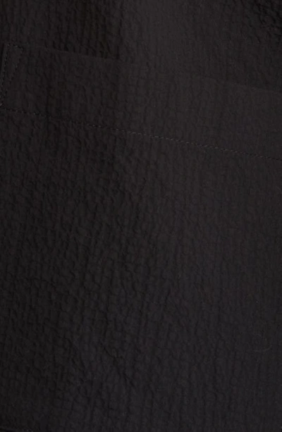 Eileen Fisher Mandarin Collar Jacket In Black