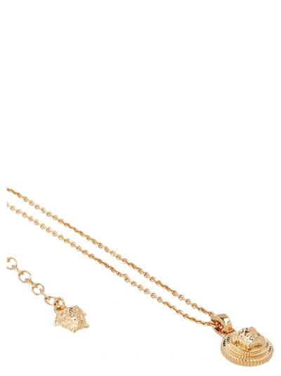 Shop Versace 'medusa Biggie' Necklace In Gold