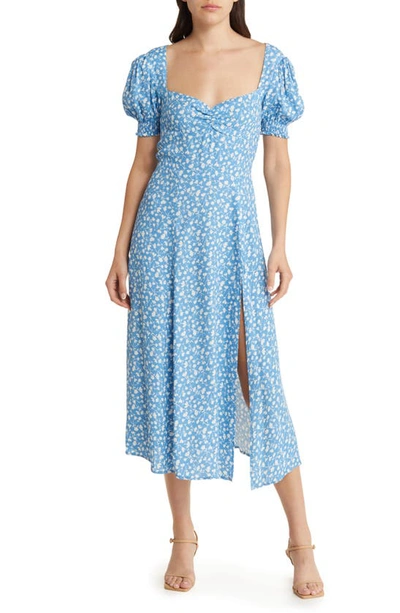 Shop Reformation Lacey Floral Dress In Marie