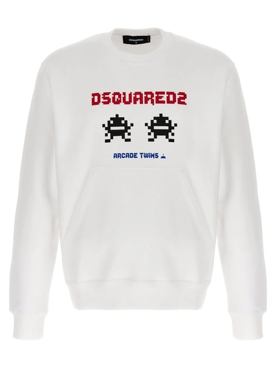 Shop Dsquared2 Cool Fit Sweatshirt White