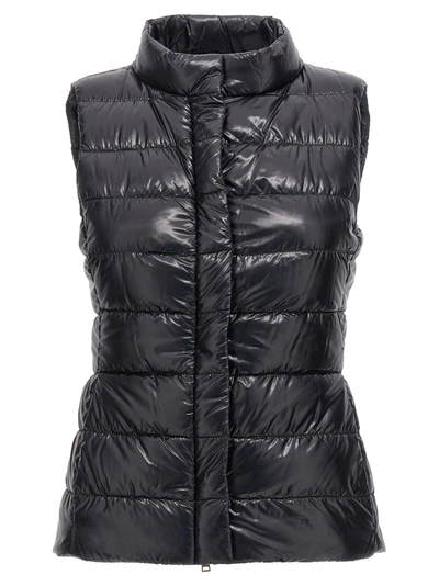 Shop Herno Giulia Gilet Black