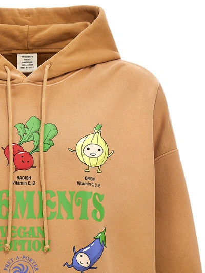 Shop Vetements Vegan Edition Sweatshirt Beige