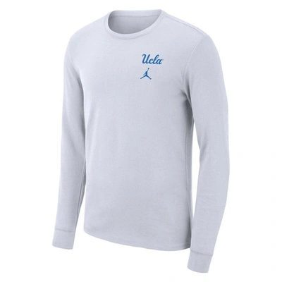 Shop Jordan Brand White Ucla Bruins Basketball Arena Long Sleeve T-shirt