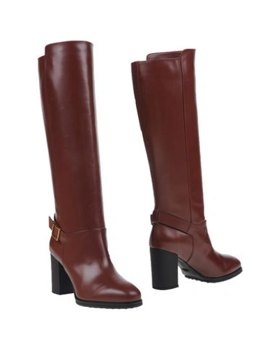 Shop Tod's Boots In Cocoa
