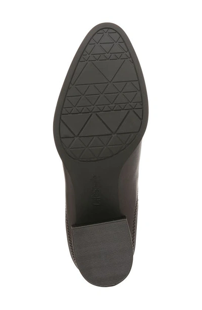 Lifestride Dina Block Heel Slip-on Shoe In Chocolate