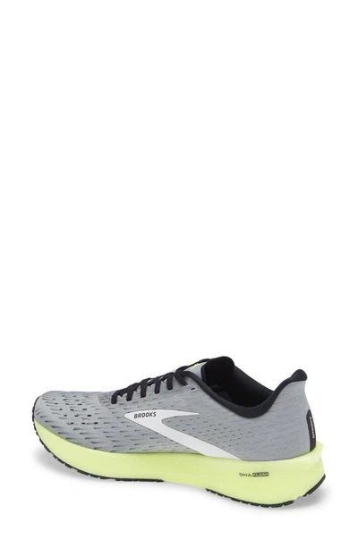 Shop Brooks Hyperion Tempo Running Shoe In Grey/ Black/ Nightlife