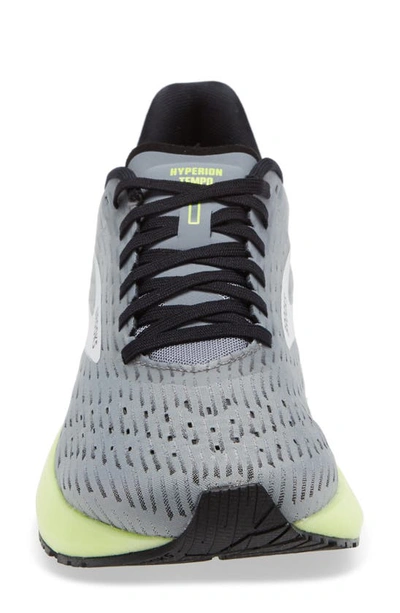 Shop Brooks Hyperion Tempo Running Shoe In Grey/ Black/ Nightlife