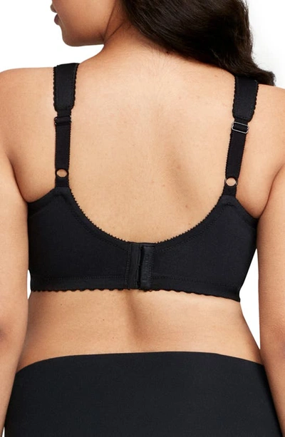 Glamorise Magiclift® Cotton Support Bra In Black