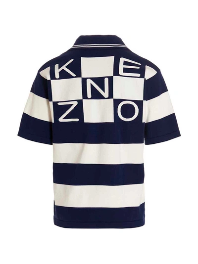 Shop Kenzo 'logistic Graphic' Polo Shirt