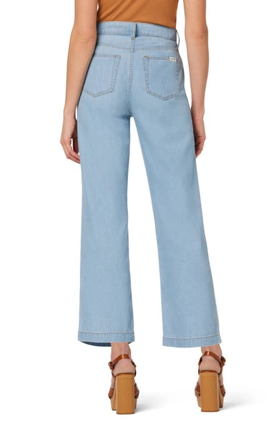 Joe's Chambray High Waist Wide Leg Jeans In Faithe