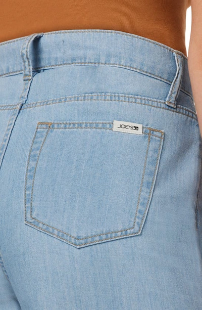 Joe's Chambray High Waist Wide Leg Jeans In Faithe