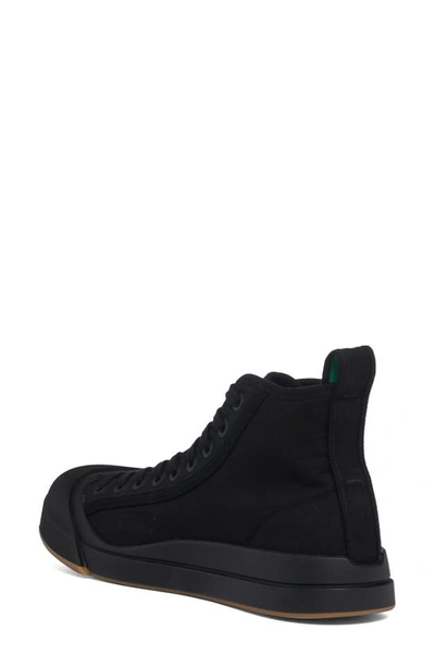 Shop Bottega Veneta Vulcan High Top Sneaker In 1000 Black