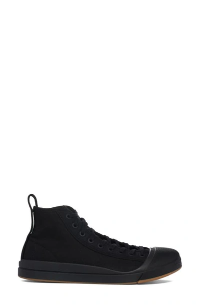 Bottega Veneta Vulcan High Top Sneaker In 1000 Black