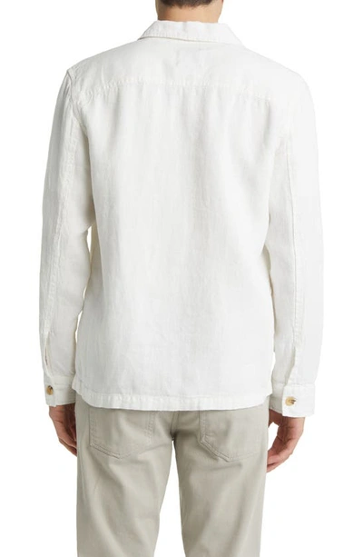 Shop Rails Kerouac Linen Button-up Shirt In Parchment