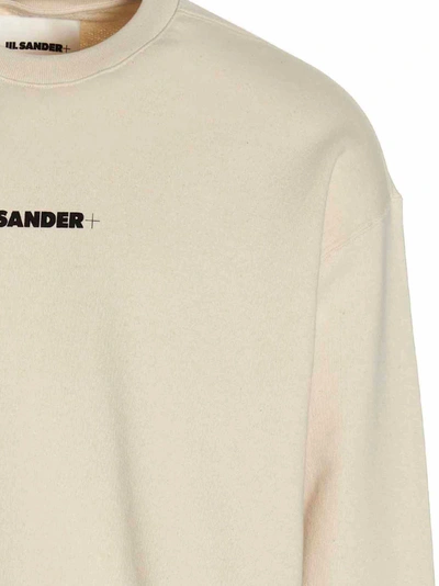 Shop Jil Sander Logo Print Sweatshirt