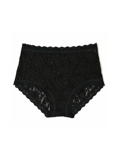 Hanky Panky Signature Lace High Rise Boyshort Black In Black