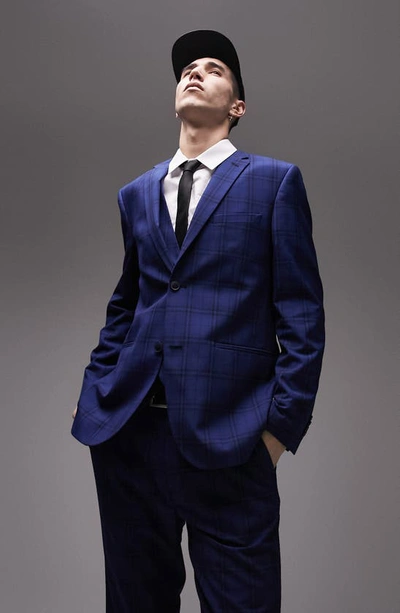 Topman online blue blazer