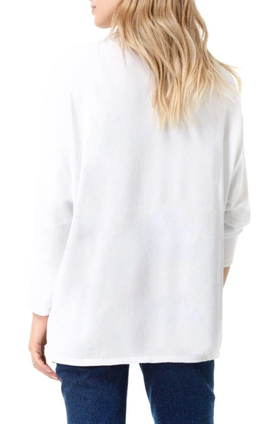 Shop Accouchée Crossover Long Sleeve Maternity/nursing Top In White