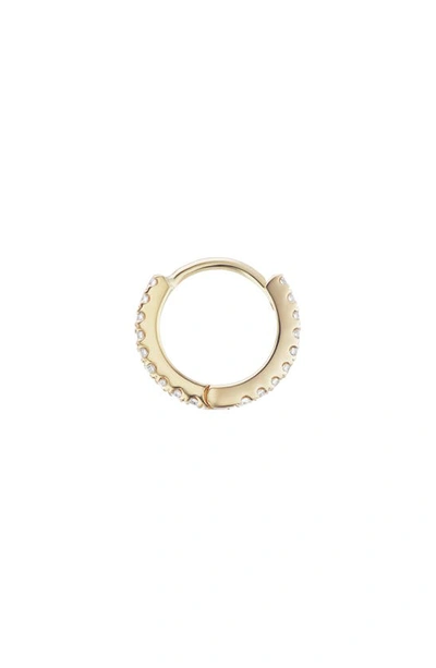 Shop Maria Tash Diamond Eternity Single Clicker Hoop Earring In Yellow Gold