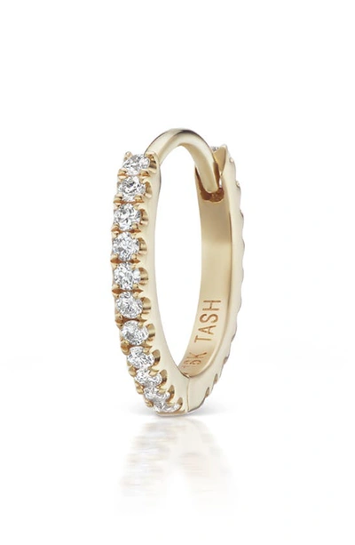 Shop Maria Tash Diamond Eternity Single Clicker Hoop Earring In Yellow Gold