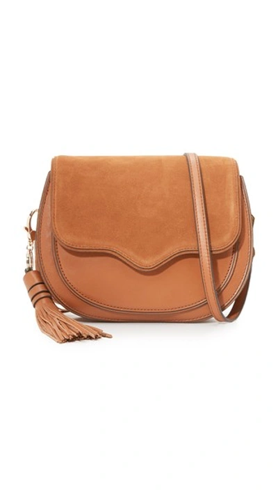 Rebecca Minkoff Large Suki Crossbody Bag - Brown In Almond