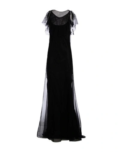 Maison Margiela Long Dress In Black