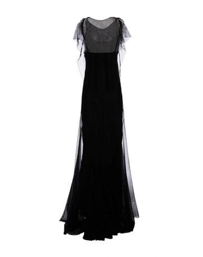 Shop Maison Margiela Long Dress In Black