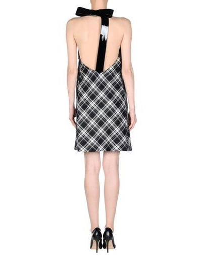 Shop Maison Margiela Short Dress In Black