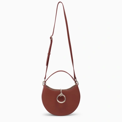 Shop Chloé | Arlène Brown Hobo Bag In Orange