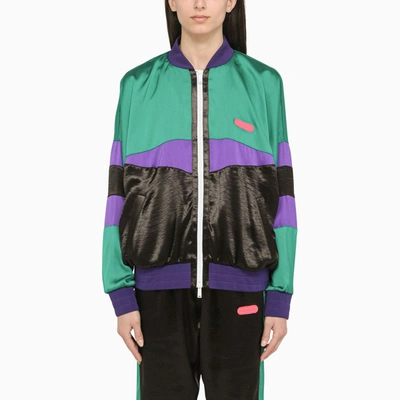 Shop Dsquared2 | Colour-block Sweatshirt With Zip In Multicolor