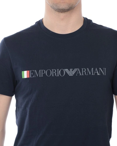 Shop Emporio Armani Underwear Topwear In Blue