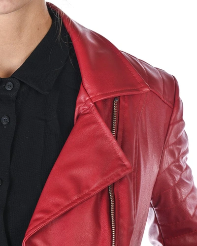 Eva Dodici Jacket In Red