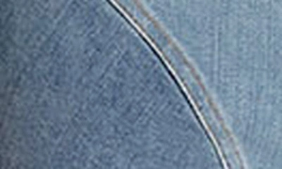 Shop Mugler Spiral High Waist Skinny Jeans In Light Blue / Light Blue