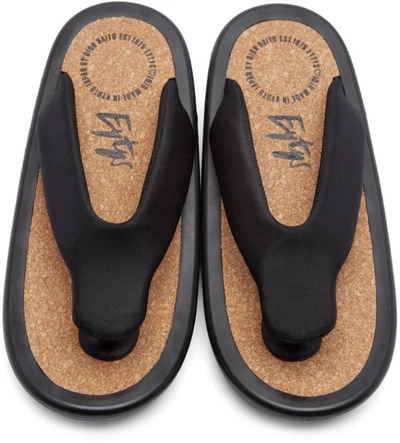 Shop Eytys Black Jojo Edition Sandals