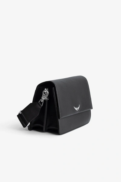 Zadig & Voltaire Rocky Swing Your Wings Leather Clutch Bag In Black |  ModeSens