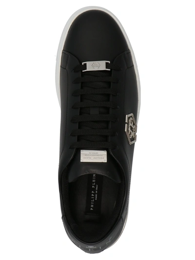 Shop Philipp Plein Hexagon Sneakers White/black