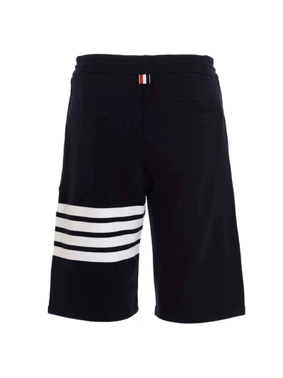 Shop Thom Browne 4 Bar Bermuda, Short Blue