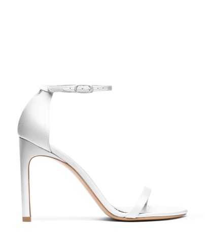 stuart weitzman white heels