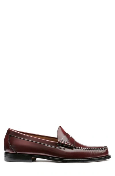 Shop Gh Bass Larson Leather Penny Loafer In Wine