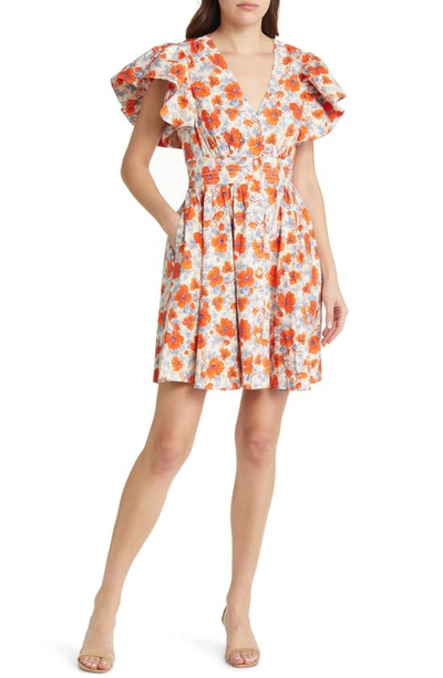 Chelsea28 ruffle wrap outlet dress