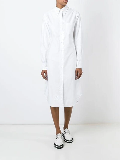 Shop Thom Browne Knee-length Shirt Dress