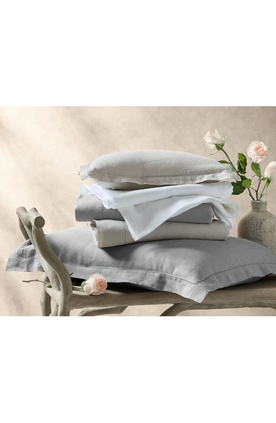 Matouk Set Of 2 Roman Hemstitch Linen Pillowcases In White